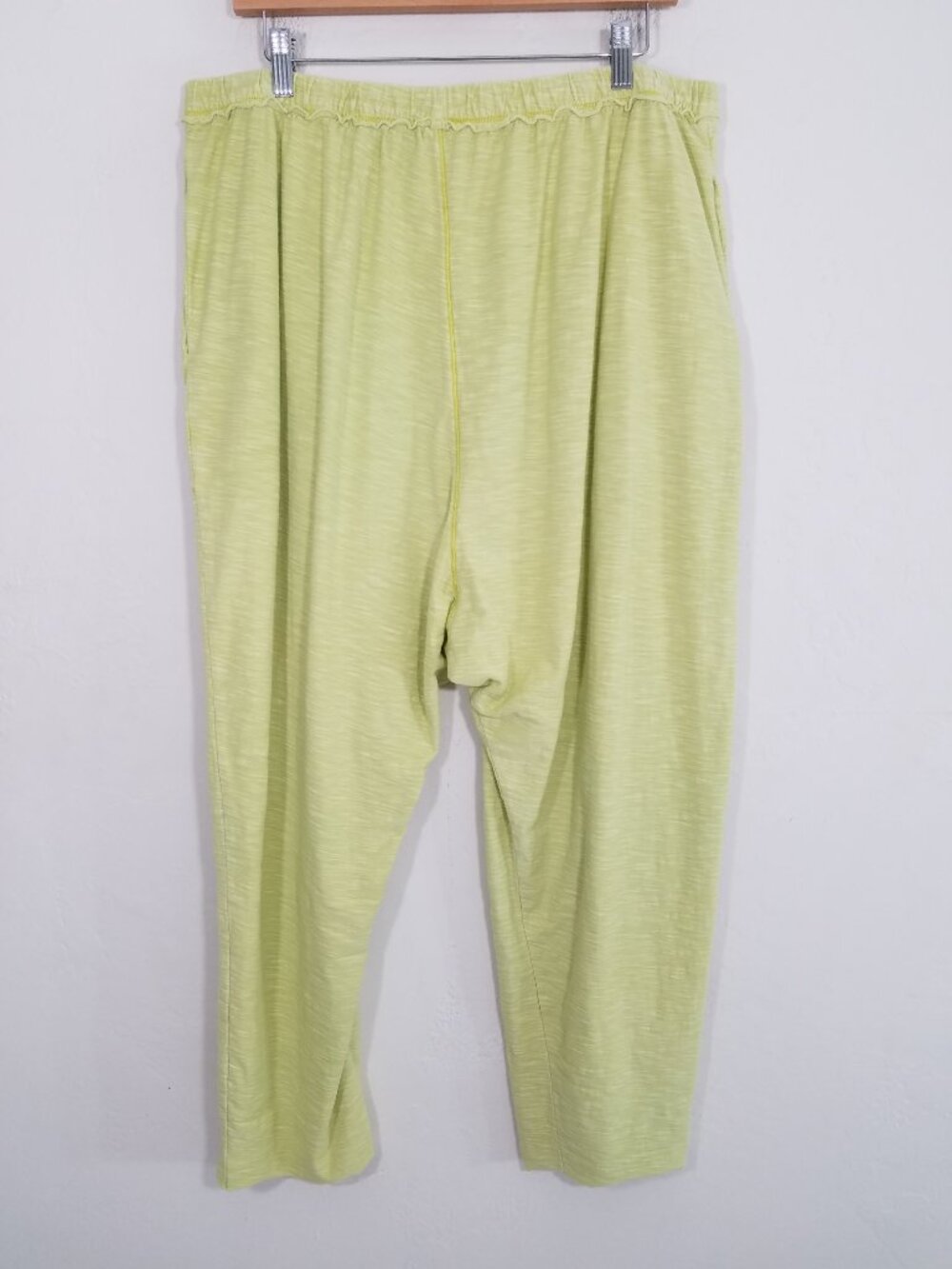 Intimately By Free People Cotton Pull-On Pants Green Size XL - Picture 4 of 6